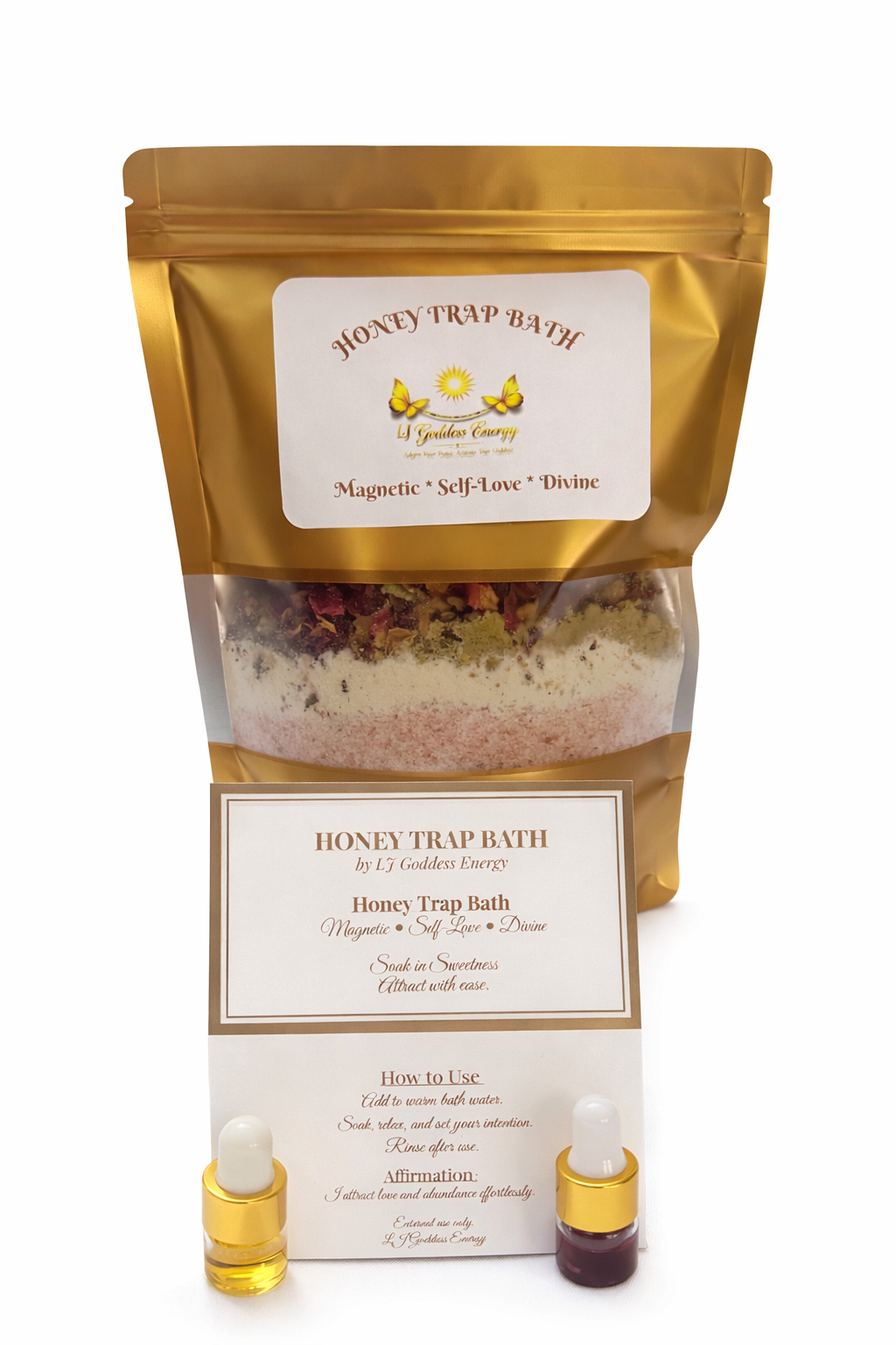 LOVER GODDESS BATH — Honey Trap

Attraction • Self-Love • Feminine Magnetism Ritual